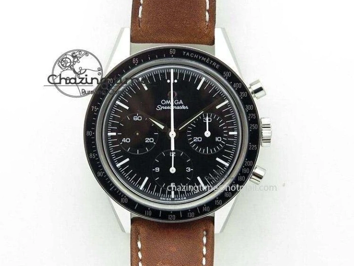 0220 De Ville MK 1:1 Best Edition YG Blue Dial On Black Leather Asian Seagull T1701 (Sec@6) Upgraded 8234